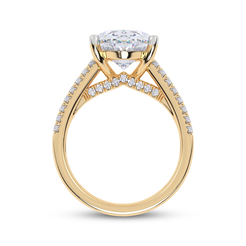 Main Image 3 of Adore Lab-Grown Diamonds Oval-Cut Engagement Ring 5-1/2 ct tw 14K Yellow Gold
