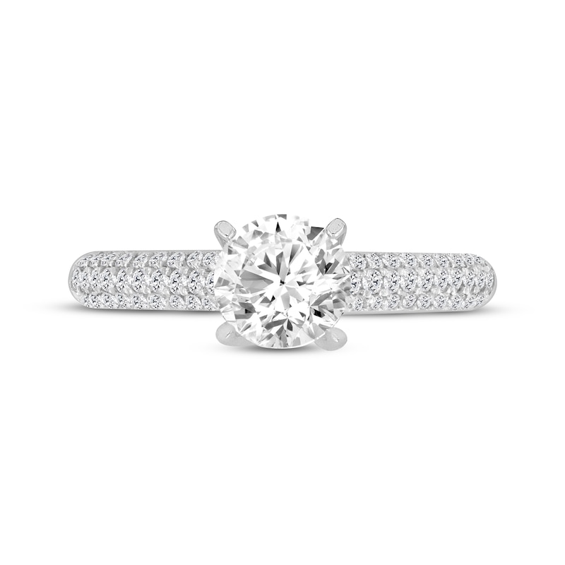 Main Image 3 of Adore Round-Cut Diamond Engagement Ring Setting 1/2 ct tw 14K White Gold