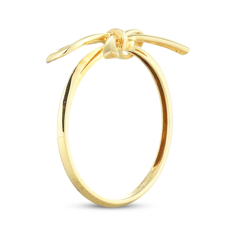 Main Image 2 of Bow Ring 10K Yellow Gold