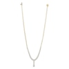 Thumbnail Image 2 of KAY Lab-Grown Diamonds Elongated Cushion & Round-Cut Y-Drop Necklace 5 ct tw 10K Yellow Gold 18"