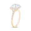 Thumbnail Image 2 of Adore Lab-Grown Diamonds Round-Cut Cushion Halo Engagement Ring 3-1/2 ct tw 14K Yellow Gold