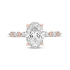 Thumbnail Image 3 of Neil Lane Artistry Oval-Cut Lab-Grown Diamond Engagement Ring 2-5/8 ct tw 14K Rose Gold