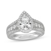Thumbnail Image 1 of Neil Lane Artistry Pear-Shaped Lab-Grown Diamond Engagement Ring 3 ct tw 14K White Gold