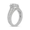 Thumbnail Image 2 of Neil Lane Artistry Pear-Shaped Lab-Grown Diamond Engagement Ring 3 ct tw 14K White Gold