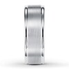 Thumbnail Image 3 of Wedding Band 10K White Gold 8mm Size 10