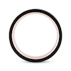 Thumbnail Image 3 of Wedding Band Black & Rose Tungsten Carbide 8mm Size 10