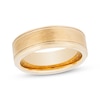 Thumbnail Image 1 of 8mm Wedding Band Yellow Tungsten Carbide Size 10