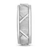 Thumbnail Image 1 of 8mm Wedding Band Gray Tungsten Carbide