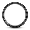 8mm Wedding Band Black Tungsten Carbide