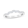 Thumbnail Image 0 of THE LEO First Light Diamond Round-Cut Wedding Band 1/5 ct tw 14K White Gold
