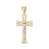 Thumbnail Image 2 of Men's Crucifix Charm 14K Two-Tone Gold