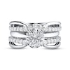 Thumbnail Image 3 of THE LEO Diamond Enhancer Ring 3/4 ct tw Round-cut 14K White Gold