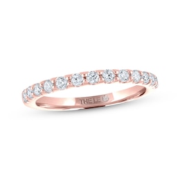 THE LEO Diamond Anniversary Ring 3/8 ct tw Round-cut 14K Rose Gold