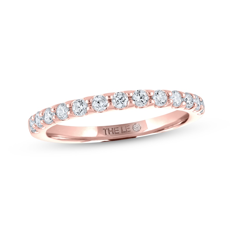 THE LEO Diamond Anniversary Ring 3/8 ct tw Round-cut 14K Rose Gold