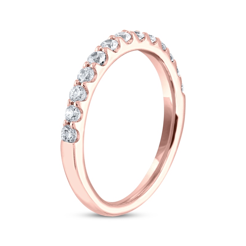 Main Image 2 of THE LEO Diamond Anniversary Ring 3/8 ct tw Round-cut 14K Rose Gold