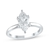 Lab-Created Diamonds by KAY Marquise-Cut Solitaire Engagement Ring 1-1/2 ct tw 14K White Gold
