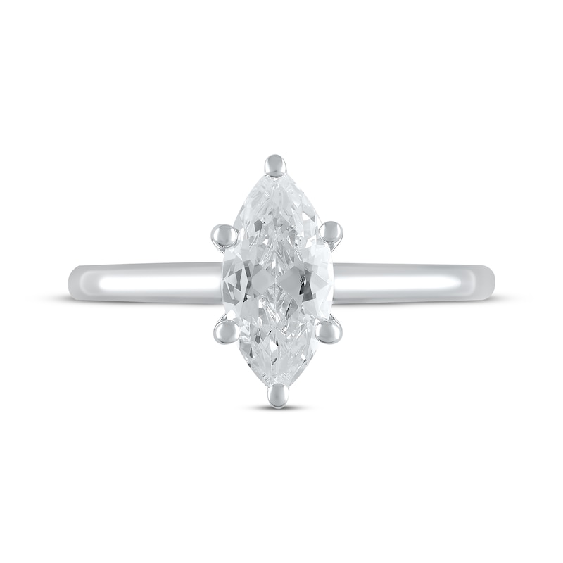 Lab-Created Diamonds by KAY Marquise-Cut Solitaire Engagement Ring 1-1/2 ct tw 14K White Gold