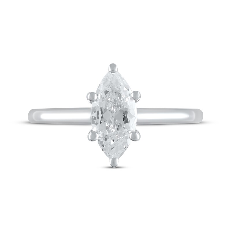 Lab-Created Diamonds by KAY Marquise-Cut Solitaire Engagement Ring 1-1/2 ct tw 14K White Gold