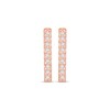 Thumbnail Image 1 of Diamond Bar Stud Earrings 1/20 ct tw 10K Rose Gold