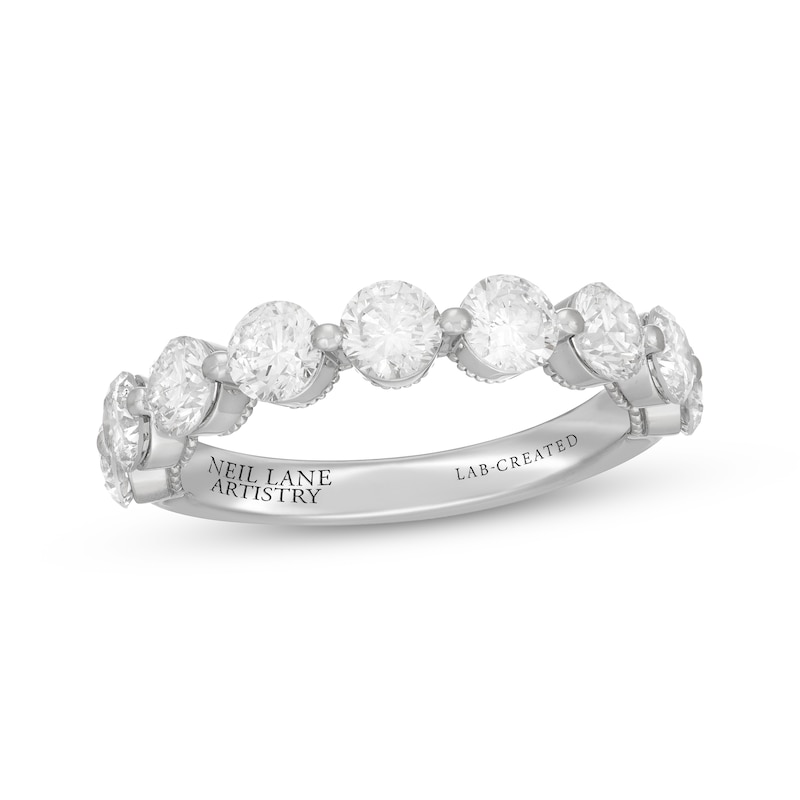 Main Image 1 of Neil Lane Artistry Lab-Grown Diamond Anniversary Band 2 ct tw 14K White Gold