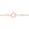 Thumbnail Image 3 of Diamond Cross & Milgrain Frame Necklace 1/4 ct tw 10K Rose Gold 18"