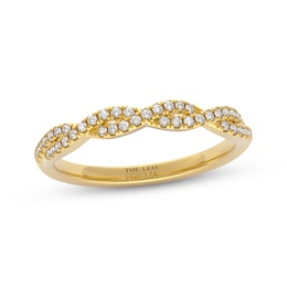 THE LEO Prisma Diamond Twist Wedding Band 1/5 ct tw 14K Yellow Gold