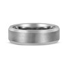Thumbnail Image 3 of Beveled Edge Wedding Band Gray Ion-Plated Tungsten Carbide 7mm