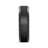 Thumbnail Image 2 of Beveled Edge Wedding Band Black Ion-Plated Tungsten Carbide 7mm