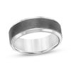 Thumbnail Image 0 of Crystalline Finish Wedding Band Gunmetal Gray Tungsten Carbide 8mm