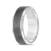 Thumbnail Image 1 of Crystalline Finish Wedding Band Gunmetal Gray Tungsten Carbide 8mm