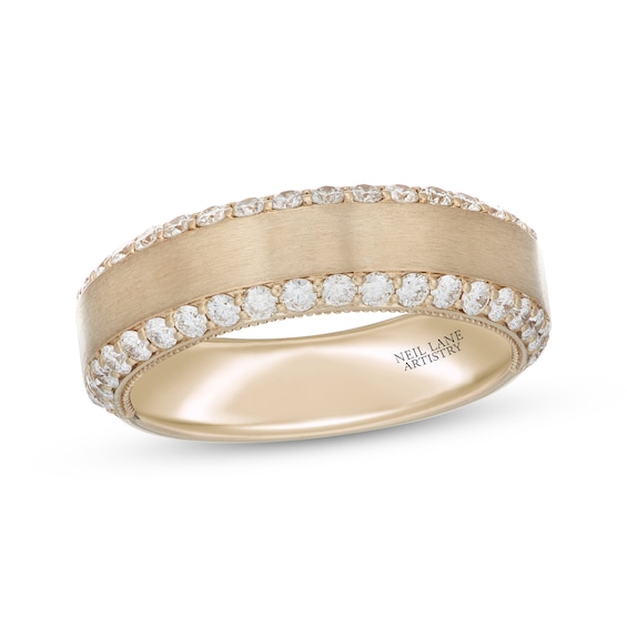 Men's Neil Lane Artistry Lab-Grown Diamond Wedding Band 1 ct tw 14K Yellow Gold