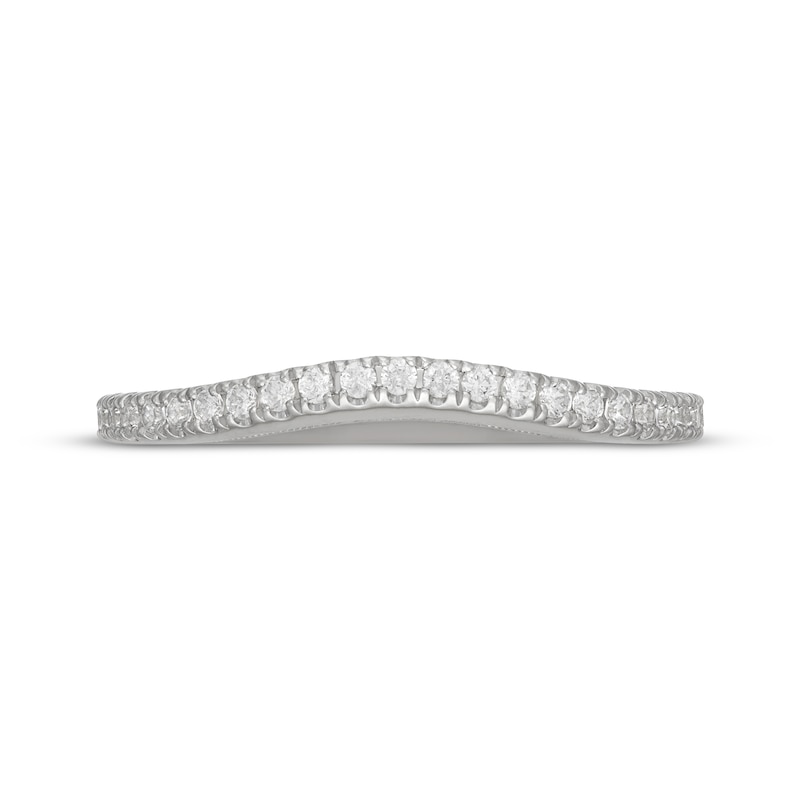 Main Image 9 of Neil Lane Diamond Contour Wedding Band 1/4 ct tw 14K White Gold