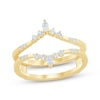 Thumbnail Image 1 of Marquise & Round-Cut Diamond Contour Enhancer Ring 1/4 ct tw 14K Yellow Gold