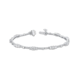 Memories Moments Magic Lab-Grown Diamond Bracelet 3 ct tw 14K White Gold 7"