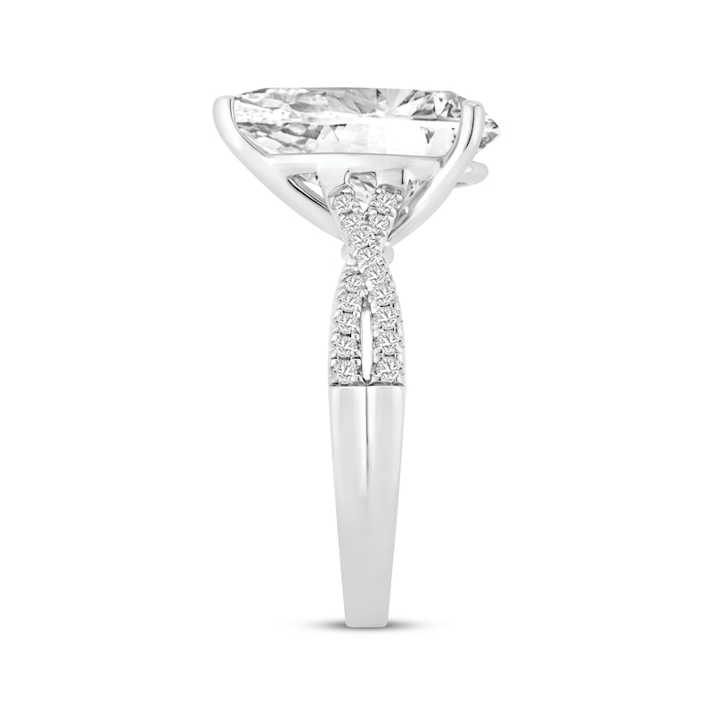 Main Image 2 of Adore Lab-Grown Diamonds Pear-Shaped Engagement Ring 4-1/4 ct tw 14K White Gold