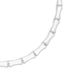 Thumbnail Image 2 of Bamboo Necklace Sterling Silver 18"