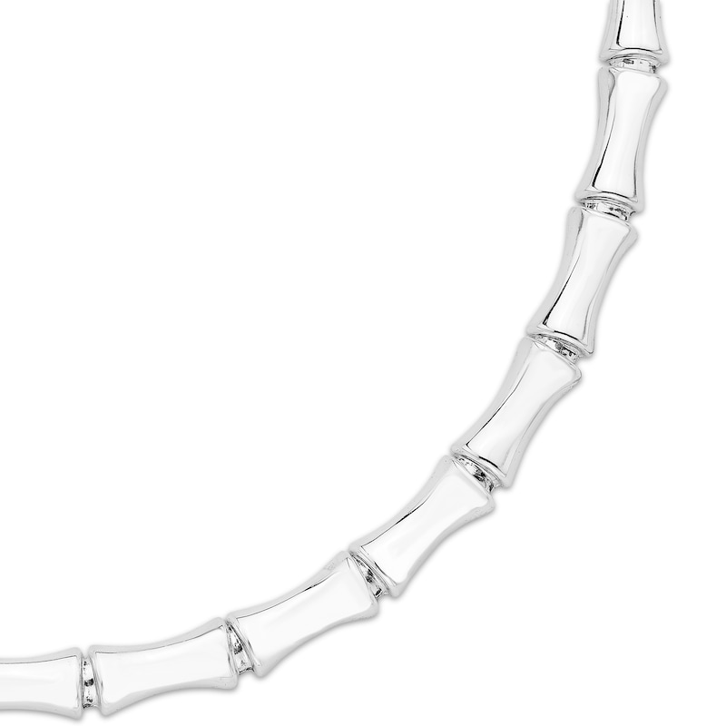 Main Image 2 of Bamboo Necklace Sterling Silver 18"