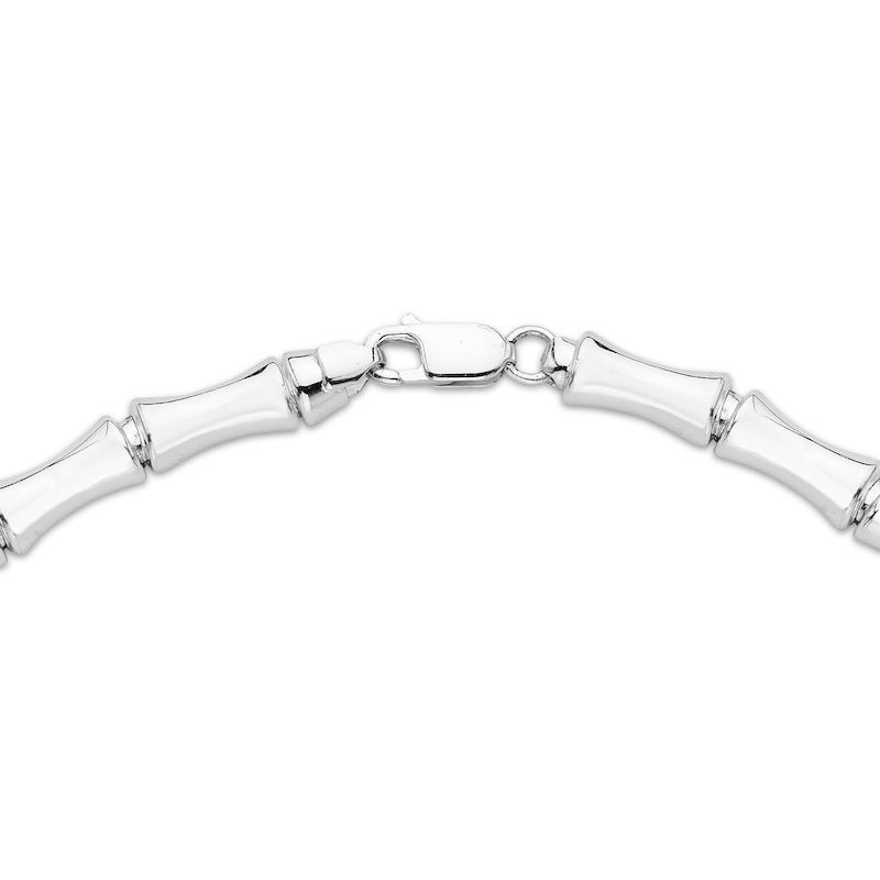 Main Image 3 of Bamboo Necklace Sterling Silver 18"