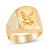 Thumbnail Image 1 of Men's Polished Eagle Signet Ring 10K Yellow Gold