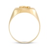 Thumbnail Image 3 of Men's Polished Eagle Signet Ring 10K Yellow Gold