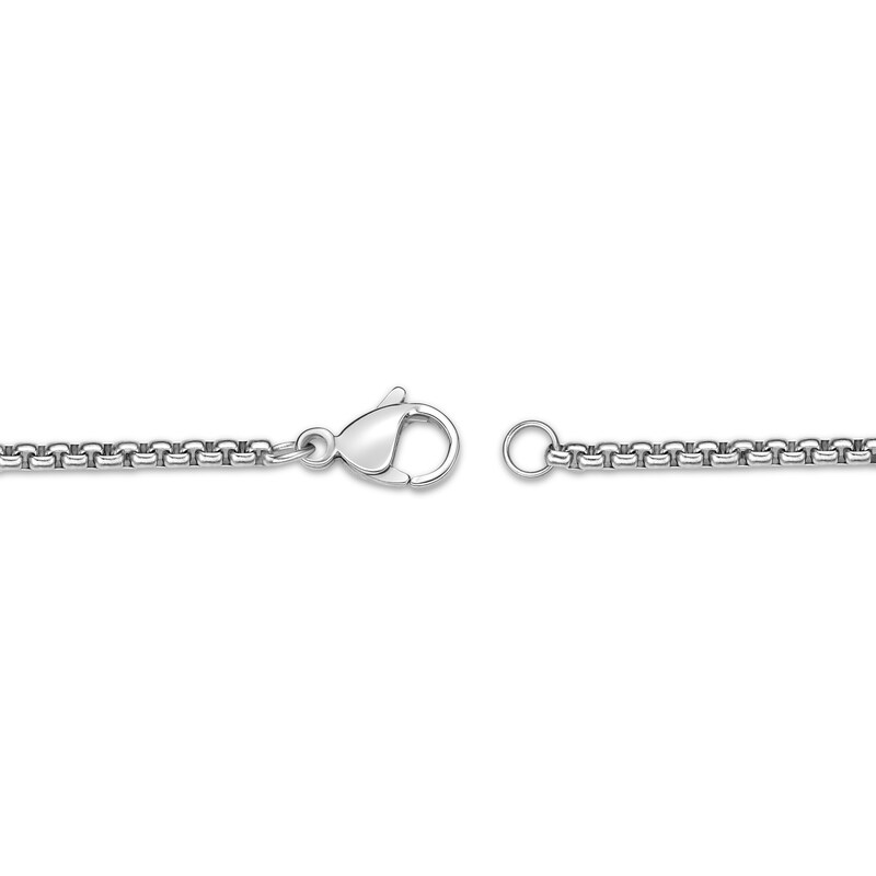 Main Image 4 of Men's Antique-Finish Wrapped Cross Necklace Stainless Steel 24"