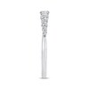 Thumbnail Image 2 of Adore Lab-Grown Diamonds Graduated Anniversary Ring 1/2 ct tw 14K White Gold