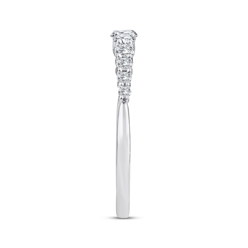 Main Image 2 of Adore Lab-Grown Diamonds Graduated Anniversary Ring 1/2 ct tw 14K White Gold
