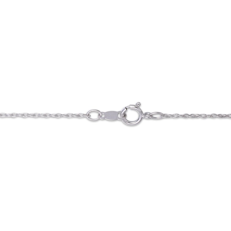 Main Image 3 of Pear-Shaped Lemon Quartz Necklace Sterling Silver 18"