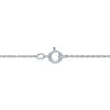 Thumbnail Image 5 of Pink & White Lab-Created Sapphire, Lab-Created Ruby Heart Necklace Sterling Silver 18"