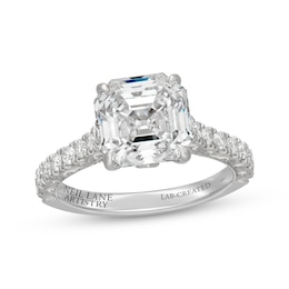 Neil Lane Artistry Heritage Square Emerald-Cut Lab-Grown Diamond Engagement Ring 4-5/8 ct tw Platinum