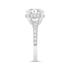 Thumbnail Image 2 of Adore Lab-Grown Diamonds Round-Cut Hidden Halo Engagement Ring 4-3/4 ct tw Platinum