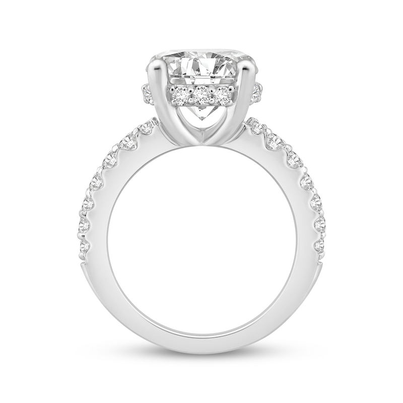 Main Image 3 of Adore Lab-Grown Diamonds Round-Cut Hidden Halo Engagement Ring 4-3/4 ct tw Platinum