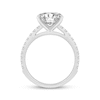 Thumbnail Image 3 of Adore Lab-Grown Diamonds Pear-Shaped Engagement Ring 2-3/4 ct tw Platinum