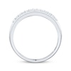 Thumbnail Image 2 of Adore Diamond Three-Row Anniversary Ring 1/4 ct tw 10K White Gold
